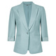 NAERSI Fashionable One-button Blazer Suit Pants New Suit Light Blue Green-Top S