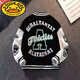 G.Duckkids Chaqueta para niños Spring and Autumn New Children's Clothing Boys Clothing Autumn Medium y grande uniforme de béisbol para niños Jaqueta de la calle frita Negro Un abrigo de uniforme de béisbol 120 Altura recomendada 112 cm