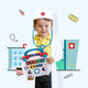Box de diagnóstico y tratamiento inteligente para niños de Weiyida Little Doctor Toy Toolbox Simulación para bebés Nurio Jugue House Precio 189 Diagnóstico y caja de tratamiento de versión de lujo