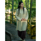 Qualité allemande zen costume bouddhiste femme jeune style temple méditation purge la suite bouddhiste costume de lin en lin zen robe adoration des vêtements végétariens de bouddha [ensemble] zen pantalon violet + lin pantalon droit 6189 # s
