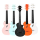 EnyaNova u carbon fiber ukulele 23-inch beginners for girls, boys, small guitar children, Zhou, pink + 3 months Enya APP member 23-inch