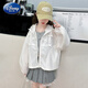 Disney Girls' Sun Protection Clothes Summer 2025 New Children's Style Lightweight Skin Clothes Big Children's Girls' Jackets White 120