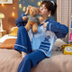 Pajamas for women's spring and autumn long-sleeved cotton set 2025 new student ins style autumn and winter loose home clothes J9923 L