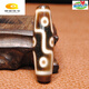 
SNQP Tibet genuine pure agate chalcedony old mine 27-eye tiger teeth breathing and enlargement dzi bead necklace bracelet for men and women No. 1343 Twenty-one-eye dzi bead