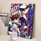 Detective Conan Monster Kidd Digitalölmalerei DIY Cartoon Cartoon Hand gezeichnet füllende Farbe Acrylmalerei LL14699 Acrylmalerei