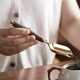 Yi Pot Tea Black Sandalwood Rosewood Solid Wood Tea Shovel Tea Spoon Single Retro High-end Tea Brewing Kung Fu Tea Set Tea Ceremony Six Gentlemen Accessories Flower Wood Tea Spoon-Titanium