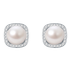 Saturday Fortune S925 Silver Pearl Stud Earrings for Women Gentle Starlight X0912436 Pair Birthday Gift