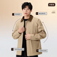 MINISO American flight jacket men's autumn and winter new trendy brand loose casual workwear cotton jacket men's large size parka twill color-blocking jacket black - autumn style XL /180 (weight 140-160Jin Jin equals 0.5 kg)