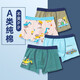 Cool Zhang (Kuzhang) Kinderunterwäsche Jungen Pure Cotton Boxer Shorts mittelgroße Kinder Boy Boxer Unterwäsche 10-jähriges Baby Clip nicht PP Unterwäsche reines Baumwoll 3036 Vier-Pair 105 m Größe 90 bis 20-28 Jin [Jin gleich 0,5 kg]