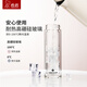 希诺（HEENOOR）玻璃杯双层泡茶杯可爱便携杯子女士高颜值水杯XN6563 6630 XN6631粉色230ML