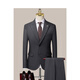 
TPZBWG high-end brand suit suit set for men 2025 new business casual groom wedding dress three-piece dark gray two-piece M