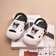
Kulomi Girls Slippers Hole Shoes Summer 2025 New Children's Princess Beach Shoes Wear Anti-Slip Wading Shoes Purple Size 33