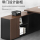 Rongjiang boss desk simple modern president desk office executive desk manager supervisor desk 160*80 including side cabinets