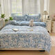 Internet celebrity style student dormitory cotton quilt cover single piece four seasons new pure cotton double quilt cover single bedding autumn Yaxi blue cotton comfortable and skin-friendly 180*220cm quilt cover + pillowcase pair