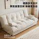 Warner new cream style technology velvet sofa bed foldable dual-purpose fabric sofa 2025 new small apartment