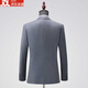 BOSS business formal wear wool men's suit spring and autumn high-end wedding solid color suit jacket navy/single slit XS D version 160/92D