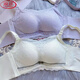 Sous-vêtements de Langsha pour femmes sans anneaux en acier, petits seins, seins plats, soutien-gorge à col mammaire épaissis épaissis sexy