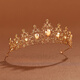 
DL 1998 Fat Donglai Quality Bride Crown Tiara Baroque Retro Atmospheric Princess Queen Crown Birthday Hair Accessories Wedding Ginger Crown TS-0003-L