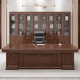 Xinjing new Chinese style boss desk all solid wood paint executive desk high-end president desk manager desk supervisor desk 1.8 meters