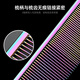 Sakura Mai pet comb, piano comb, unknotted and smooth hair, special for beautician to remove floating hair/household cat/dog comb, dark blue 19x3.8cm