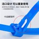 
Nine Thousand Valley Nylon Tie, Loose-able Loose-buckle Tie, Colorful Removable Reusable Tie, Gardening Cable Desktop Wire Bundled Cable Tie, 7.6*250mm [100 pieces] Six-color Mixed 9734