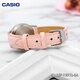 Casio (Casio) Flagher officiel Regarder la main pour femmes Regarder Luxury spécial Luxury Small Cadon pour les étudiants et les cadeaux de vacances des filles LTP-1391L-4A STRAPE DE CUIR ROSE