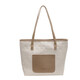 Retro exquisite Arbeit Pendlertasche für Damen 2025 Neue grenzüberschreitende Mode große Kapazität Student One-Shoulder 6627 Beige-White gepaart mit Khaki