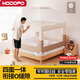 Montover anti-fall bed fence pattern mosquito net frame one-piece fully surrounded and installation-free 1.8x2m household baby three-door upgrade model bed guardrail + yurt mosquito net + dustproof soft light top 180cm*200cm*180cm 1.8m bed