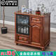 Yusenyi Tea Bar Шкаф Home Living Room Полностью автоматический интеллектуальный дозатор с твердым древесиной с дезинфекцией шкафа Новый китайский высококачественный высококачественный 9902 Полностью автоматический тепло льда