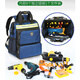 FASITE Backpack Tool Bag Backpack Thickened Wear-Resistant Multi-Function Waterproof Canvas Repair Electrician's Special Bag Upgraded Model