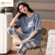 Modal 2025 Nuevo pijama para mujeres en el verano algodón puro puro algodón corto de dos piezas ropa de verano yzt9859 M estilo femenino recomendado 80-100Jin [Jin equivale a 0.5 kg]