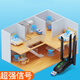 无线网卡台式主机专用电脑蓝牙wifi6接收器发射usb千兆5g免驱穿墙 四天线极速】强穿墙王/5G千兆快