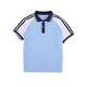 慕新百夏季校服小学生短袖套装儿童园服T恤班服初中学生蓝色六一表演服 蓝色套装【短袖+裤子】15882 165码