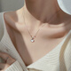 Laomiao 925 Sterling Silber Hilfspflichtiger Wolkenschloss Halskette für Frauen 2024 New Cat Eye Stone Ruyi Pen