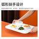 JOBO commercial A8 melamine tray square plate meal tray extra thick large food grade tea tray breakfast tray dining tray canteen
