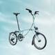 BROMPTONBROMPON Xiaobu C Line Turkish Green M handlebar/S handlebar 12-speed folding bicycle Turkish green_M handlebar 16 inches Other_