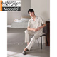 Modal Pure Cotton Men's Pajamas Summer Sighteedededededed Cardigan 2025 Новый высококлассный четырехсезонный летняя домашняя одежда мужская одежда 5009 м (размер 165) рекомендуется носить вес 100-125