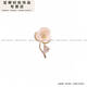 Dabuliu shell small camellia simple, small and exquisite flower brooch anti-exposure buckle women's flower brooch_A23-10