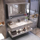 
[Double-layer rock slab] Rock slab seamless wash basin integrated double-layer bathroom wash basin hotel toilet wash basin custom-made [Private customization] SQWY [90*50] 9856 pieces sold