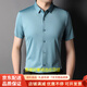 Guyn Light Luxury Brand 2025 Camisa de manga corta para hombres Color sólido de verano delgada sin inoxidación de acero inoxidable Camisa de negocios sin hierro (1125 modelos) blanco (1125 modelos) S 165