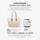 Cinvaikrose [nuevo producto] Small C/K Bag Women's 2025 New Tote Bag One-Ho-Hohor Bag Women's Bag Black [Caja de regalo]