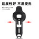 Airtag hidden wind-proof pneumatic water bottle holder water cup holder road mountain bike anti-lost positioning protective shell cover black carbon brazed composite material with anti-theft screw tool does not include the locator