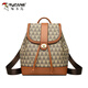 Woodpecker Backpack polyvalent pour femmes Texture décontractée à la mode