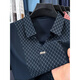 GY goldlion Jinlilai summer new scissor collar short-sleeved T-shirt for men for business casual skin-friendly comfortable and relaxed versatile half-sleeved WSTB/759 gray-green short-sleeved T-shirt L 115-135Jin [Jin equals 0.5 kg]