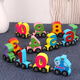 Train magnétique des enfants magnétique magnétique Magnétique Assemblage des blocs de construction Boy's Magnet Car 1 Hook Model 11 Train numérique