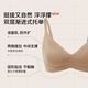 Ubras Chinese Valentine's Gift Yu Shuxin's 25-year new floating bra underwear without marks, beautiful back, small breasts gathered together, thin bra for women, invisible skin color (naked skin) L 80A /80B