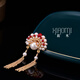 Jingkodi designer Ma Dan handmade corsage natural pearl brooch for women with Peking opera facial makeup and opera accessories brooch 1