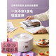 SJBOB德国进口品质酸奶机家用小型全自动玻璃内胆品牌甜酒酿米酒发酵菌锅纳豆 陶瓷白【1L大内胆+4*100ml小分杯
