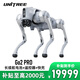 Yushu Unitree go2 robot chien électronique chien bionic compagnon robot robot à quatre pattes vocation de chien AI modèle go2-pro longue durée de vie de la batterie + télécommande