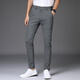 
High elastic ice silk pants for men 2025 summer thin straight loose casual pants for men's fashion brand draped trousers 1098 blue [summer nine-point pants] 28 waist circumference two feet one